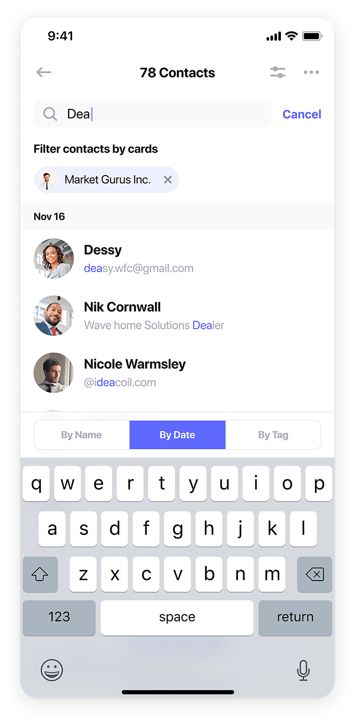 Contact Organizer